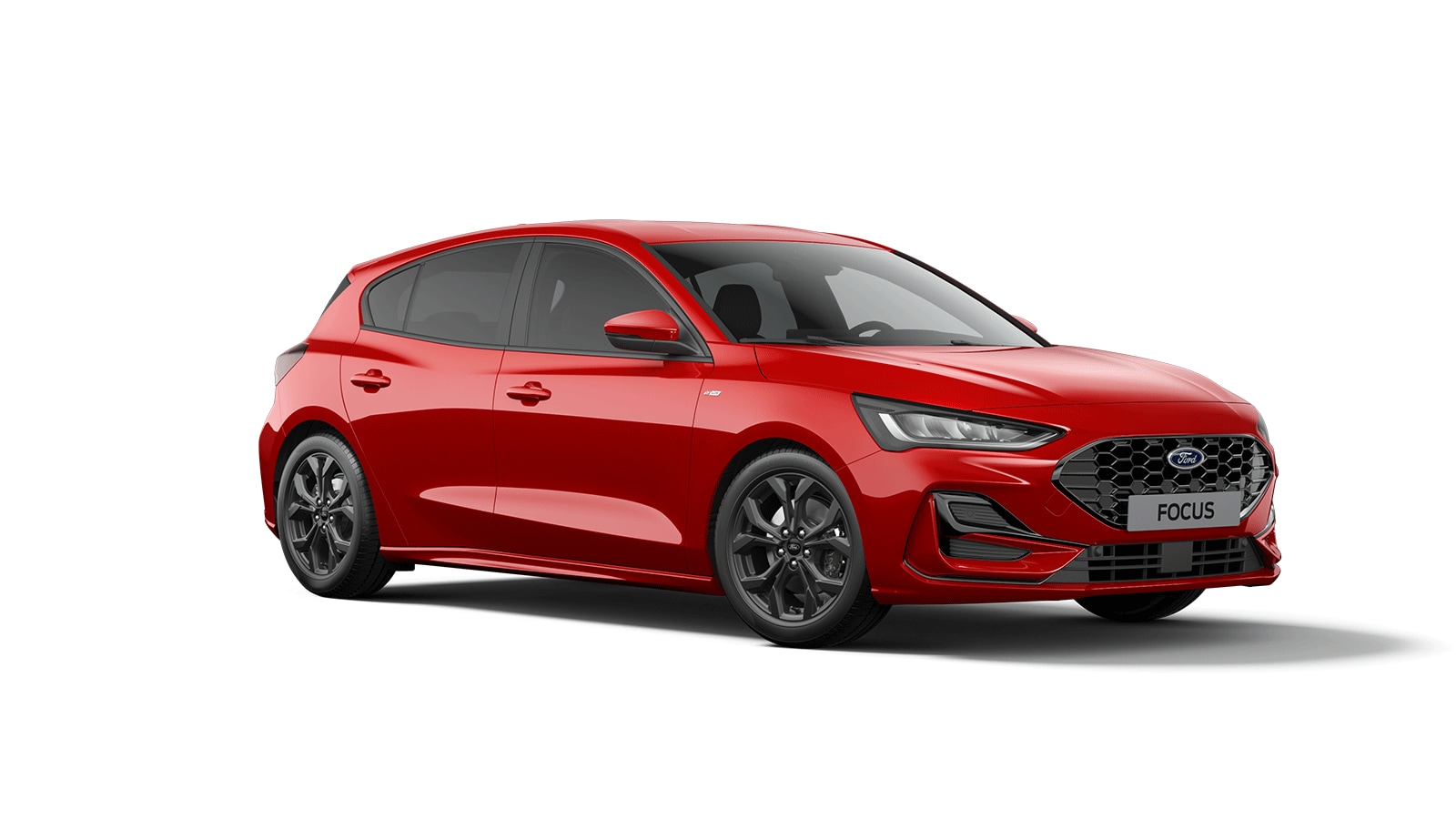 Ford Focus ST-Line X from 3/4 front angle