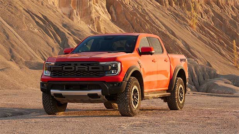 Ford Ranger Raptor vista di 3/4 anteriore