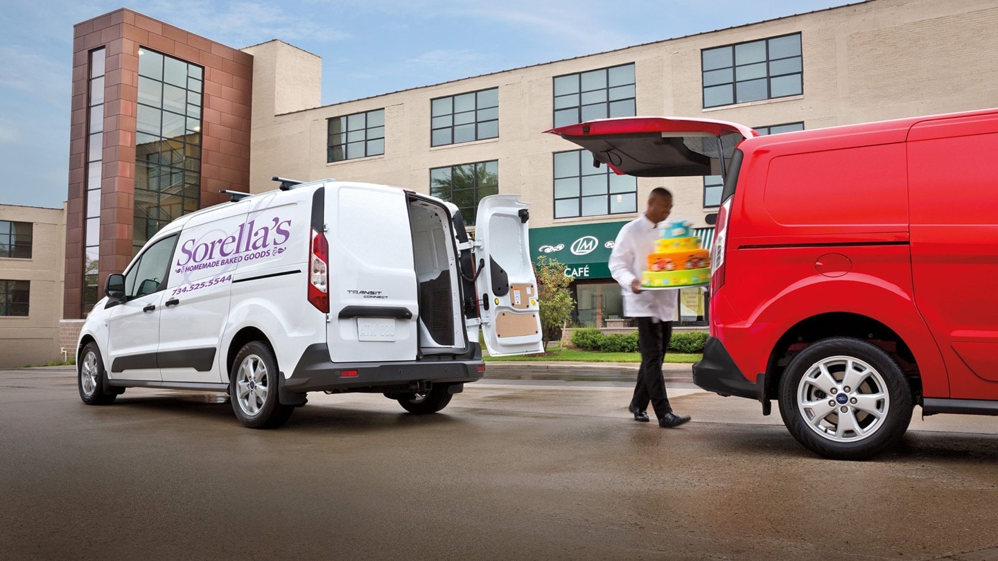 Ford E-Transit in ricarica