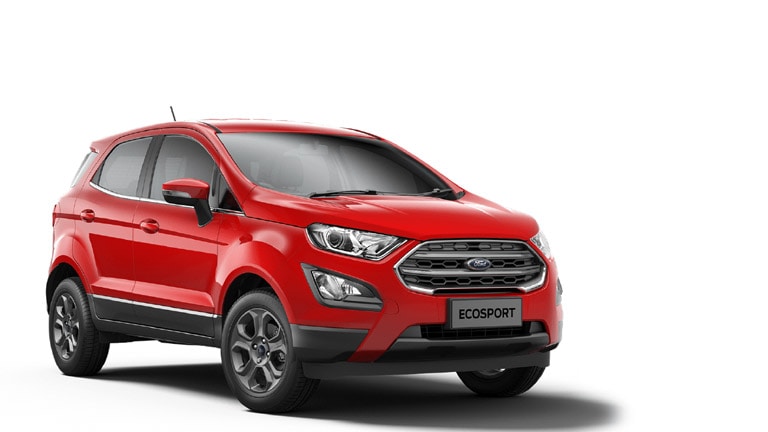 Ford EcoSport exterior front angle