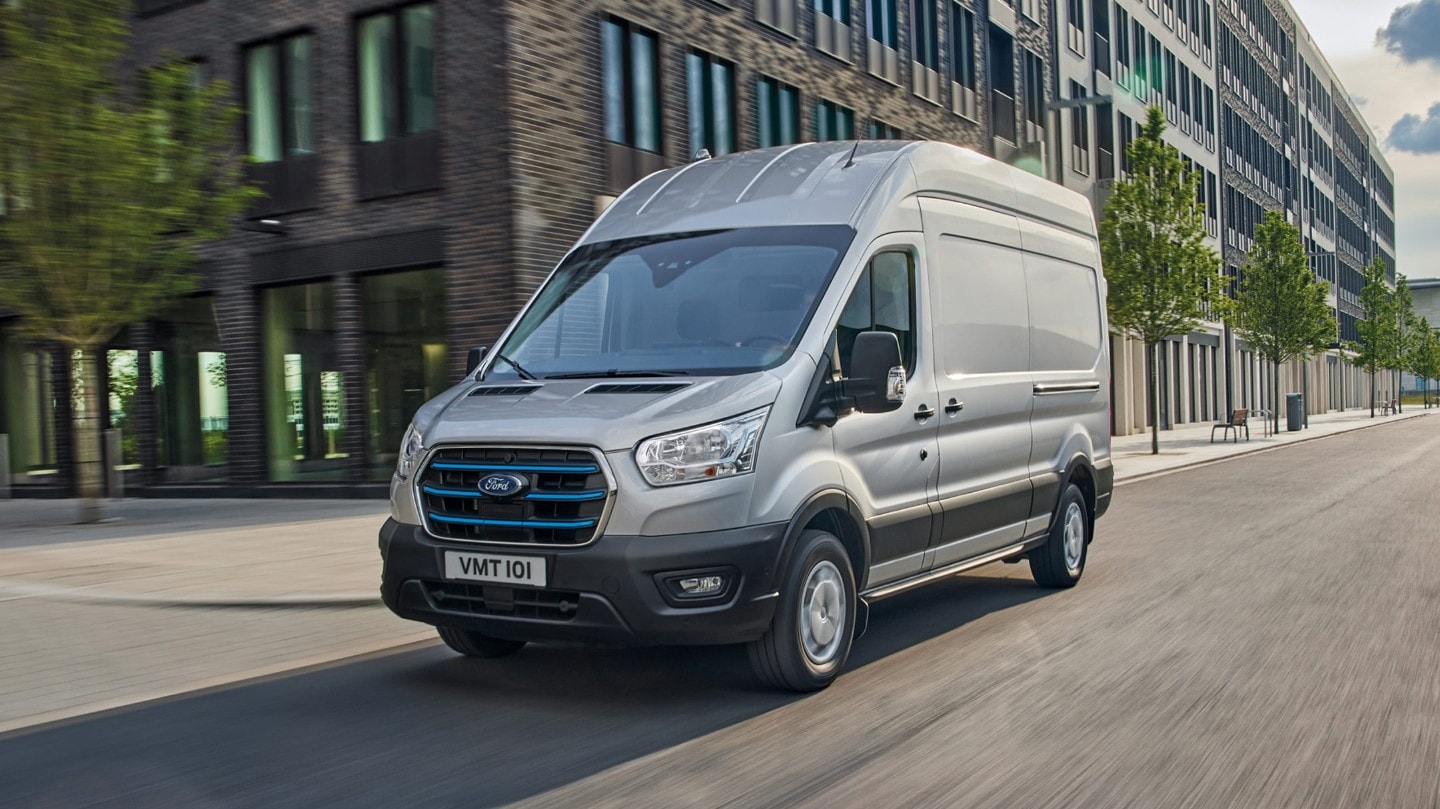 Ford Transit on the road