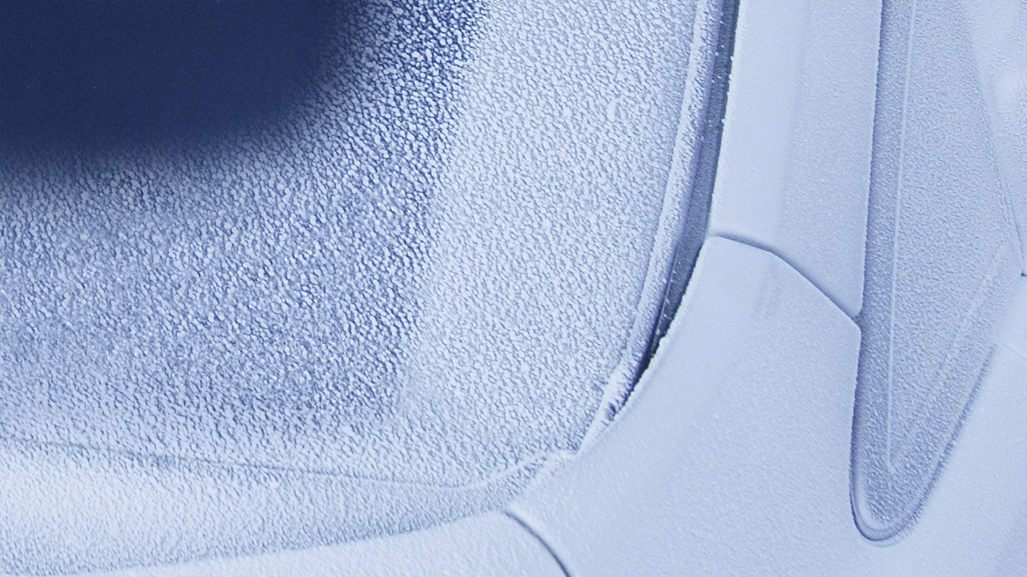 Ford Fiesta frosted windshield
