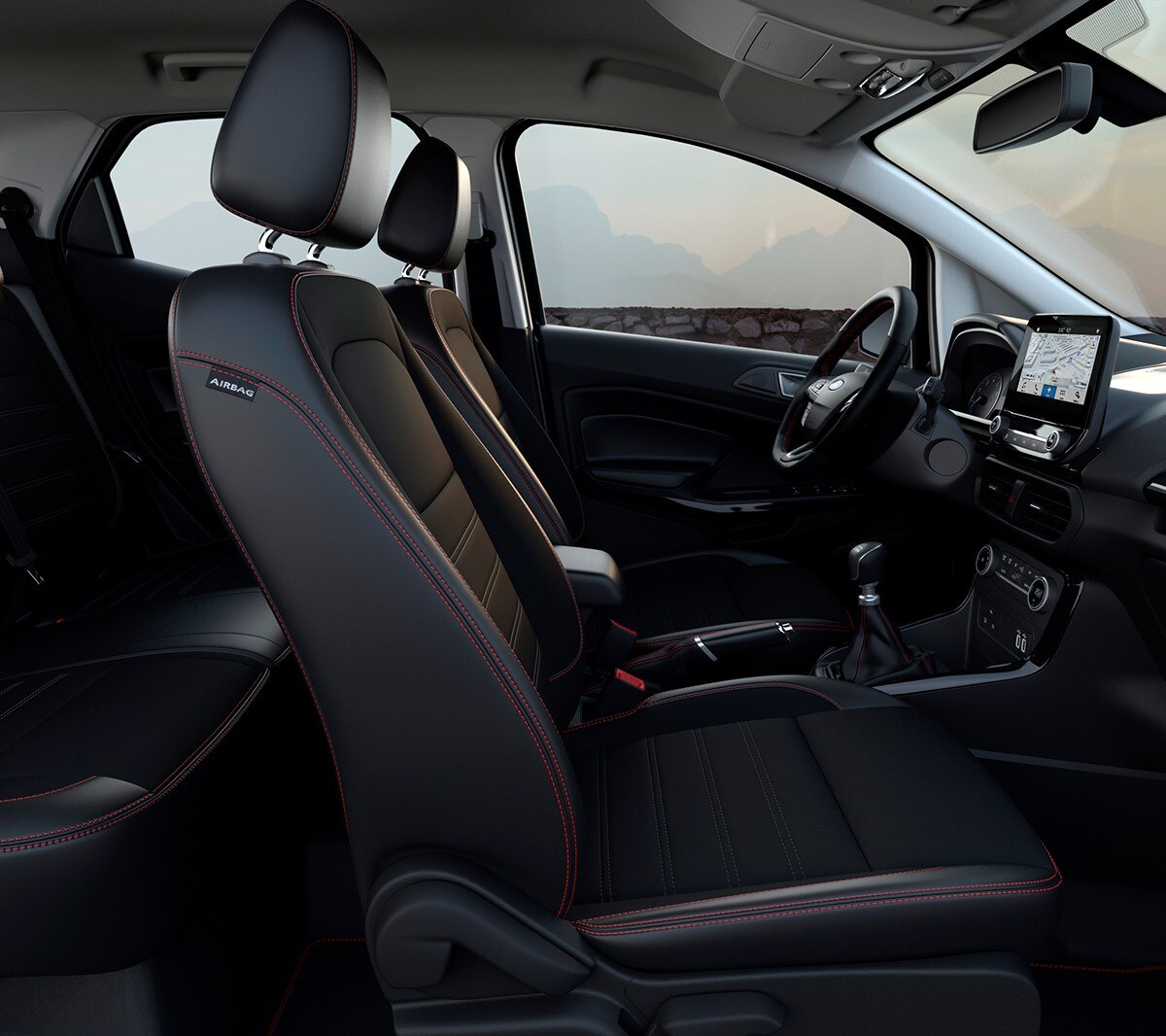 Interni della Ford EcoSport