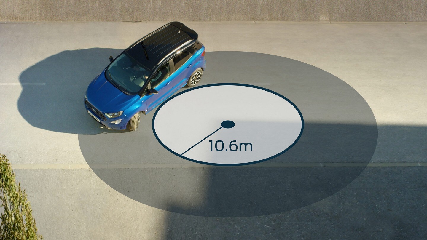 Ford EcoSport turning circle