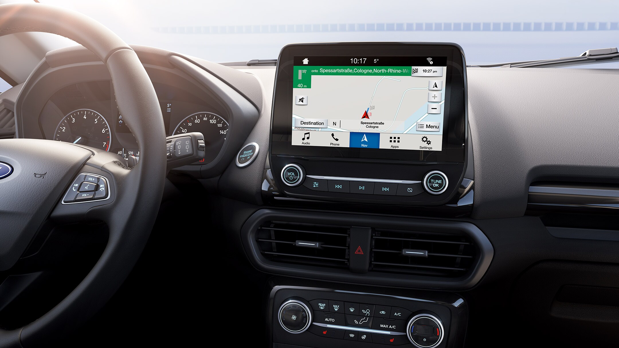 Schermo del Ford SYNC