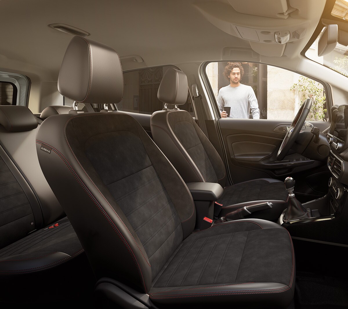 Visuale del conducente della Ford EcoSport