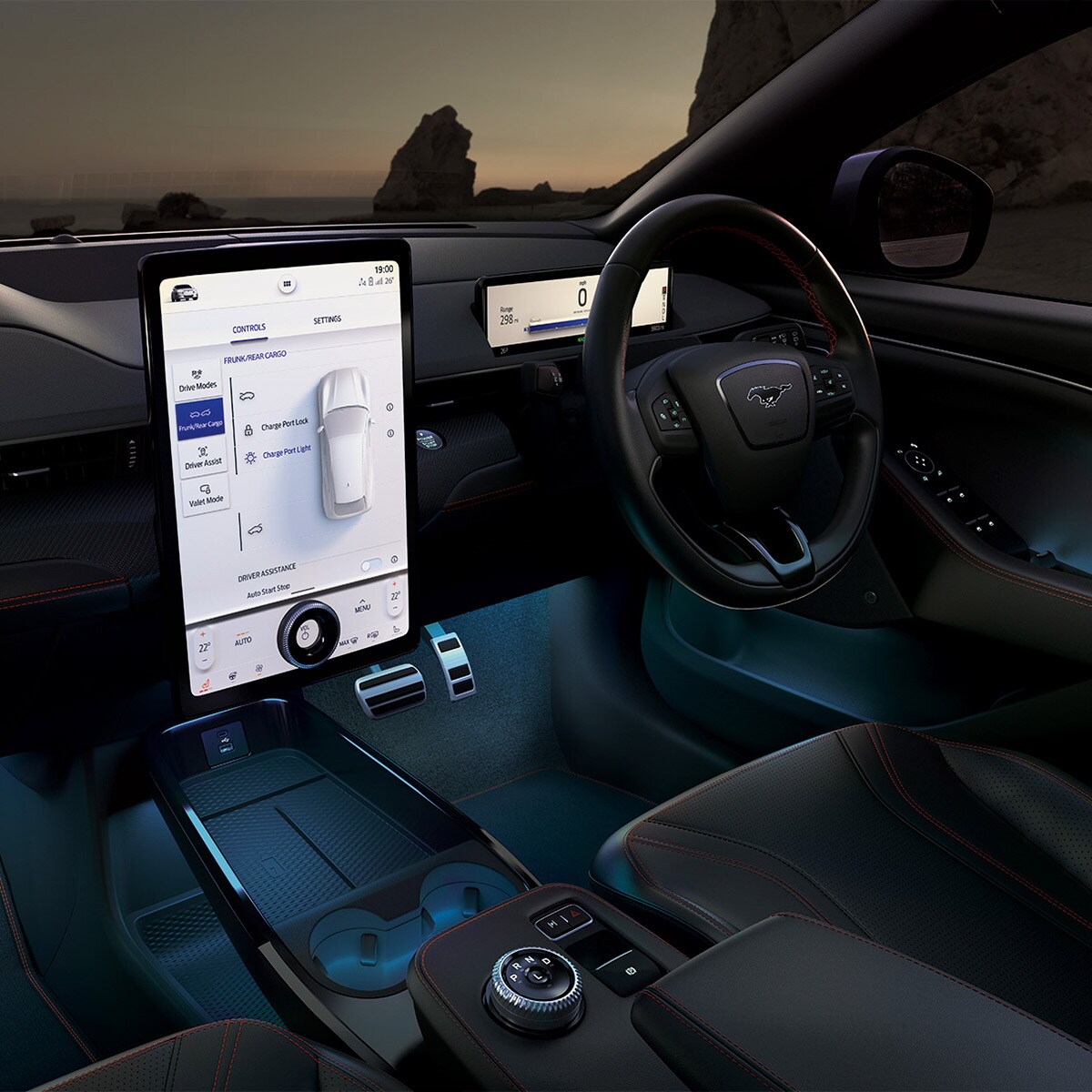 Capacità di ricarica rapida di Ford Mustang Mach-E