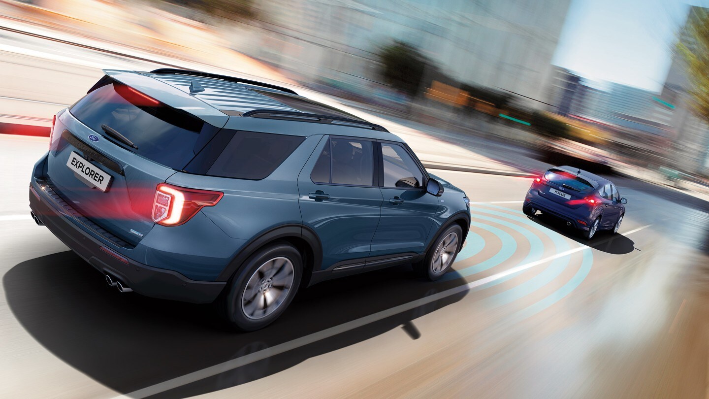 Grafica della tecnologia Adaptive Cruise Control