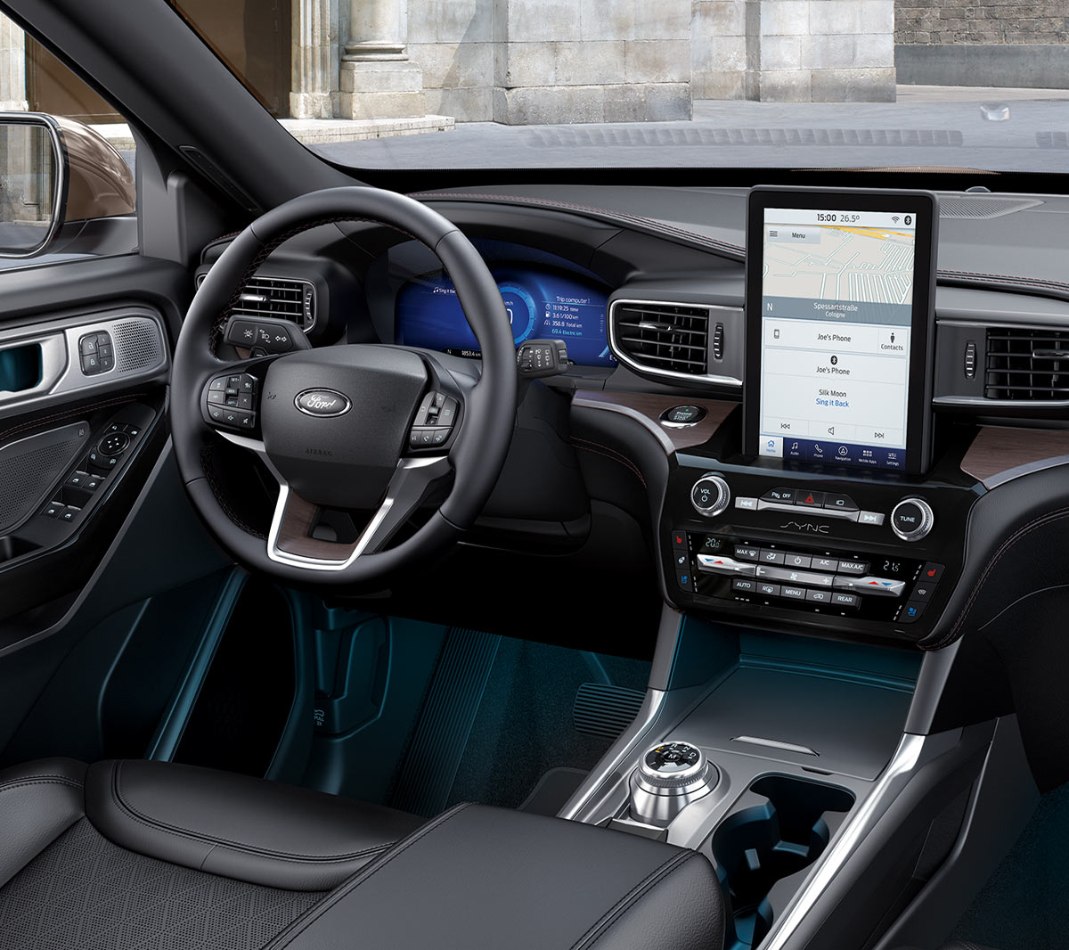 Interni Ford Explorer PHEV