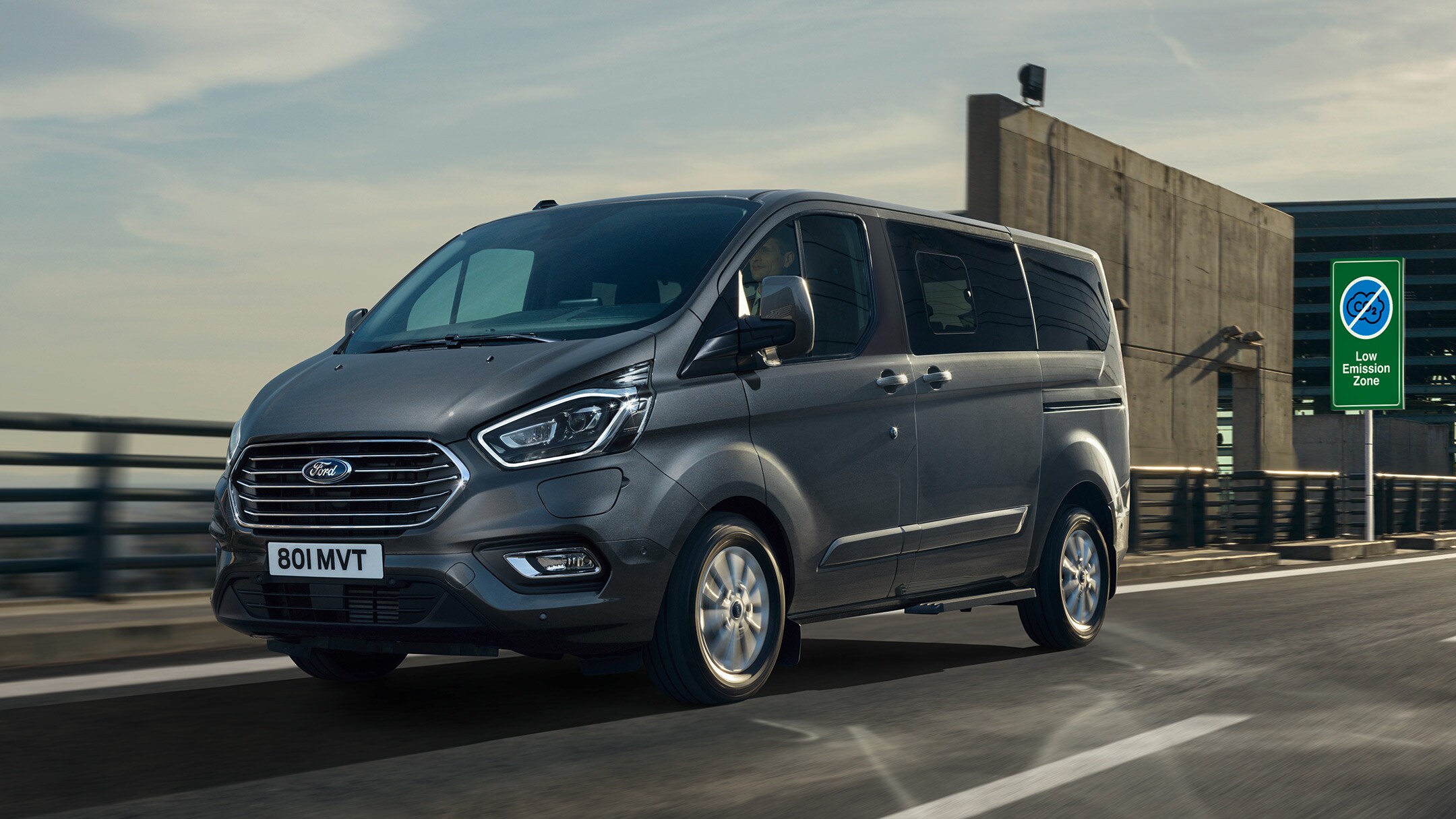 New Tourneo Custom driving in low emission zone