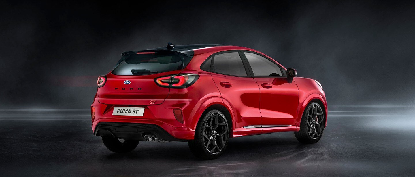 Vista posteriore di Ford Puma ST