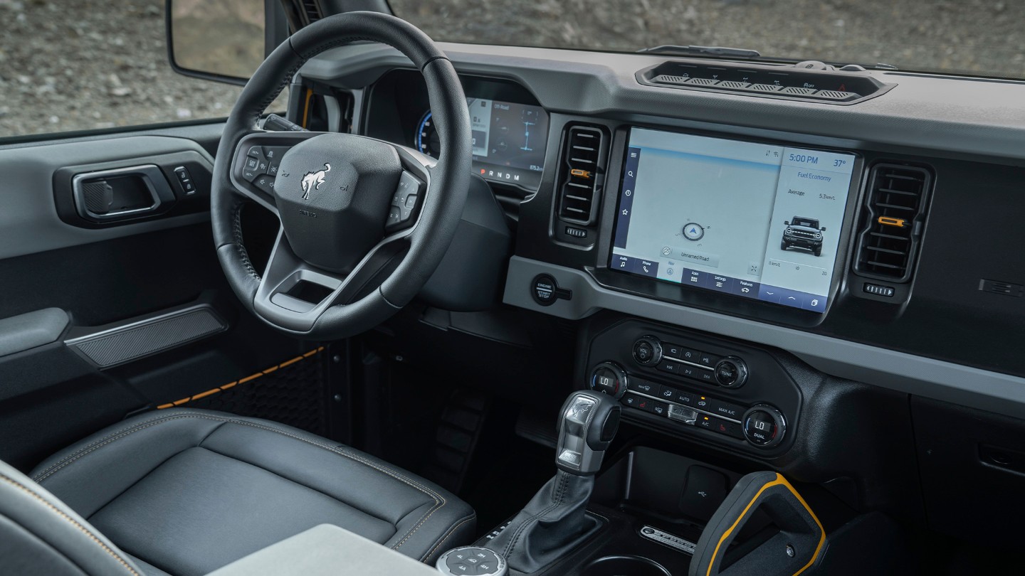 Ford Bronco interior design