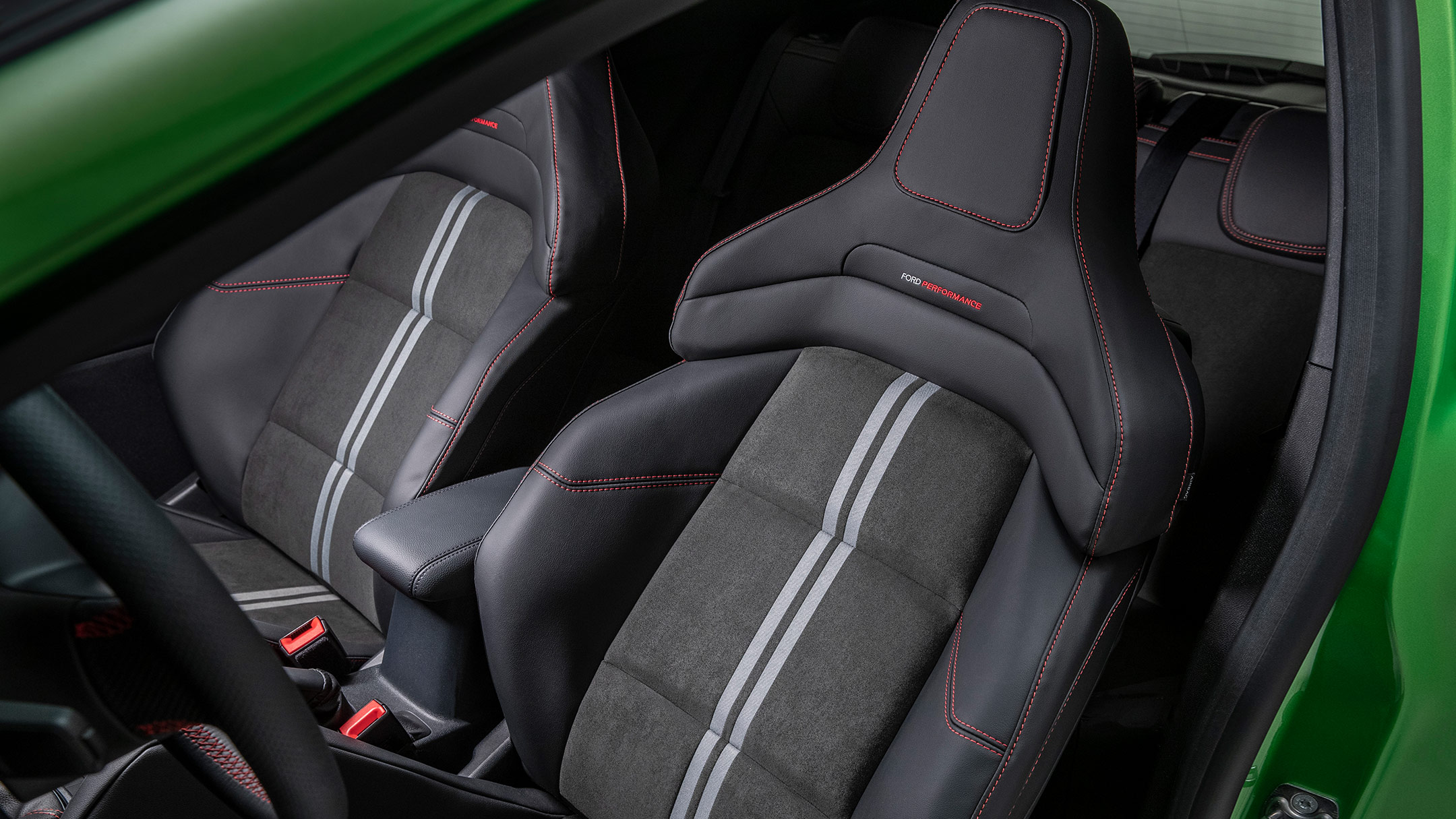 Front seats of a Fiesta ST