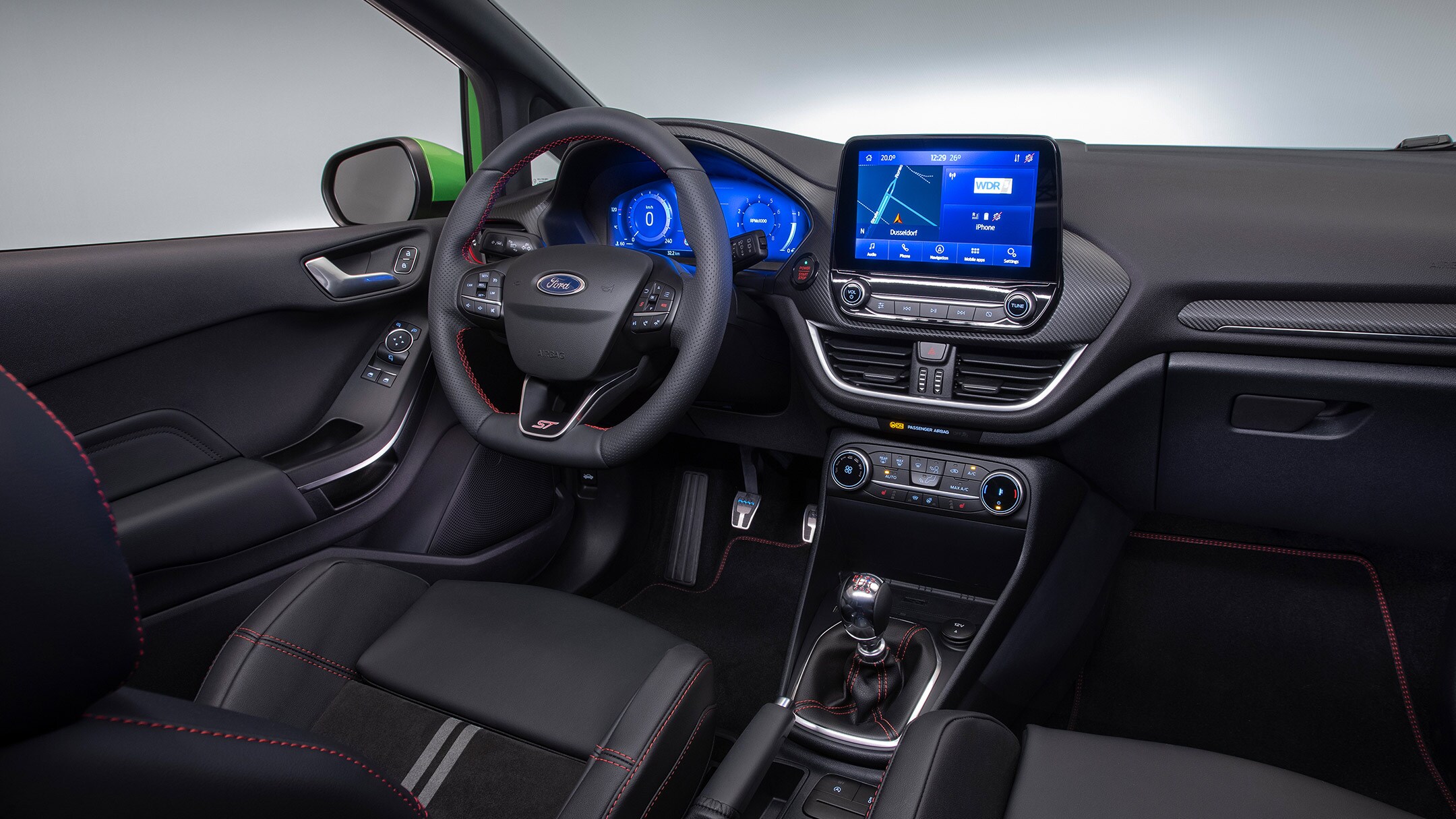 Interior of Fiesta ST