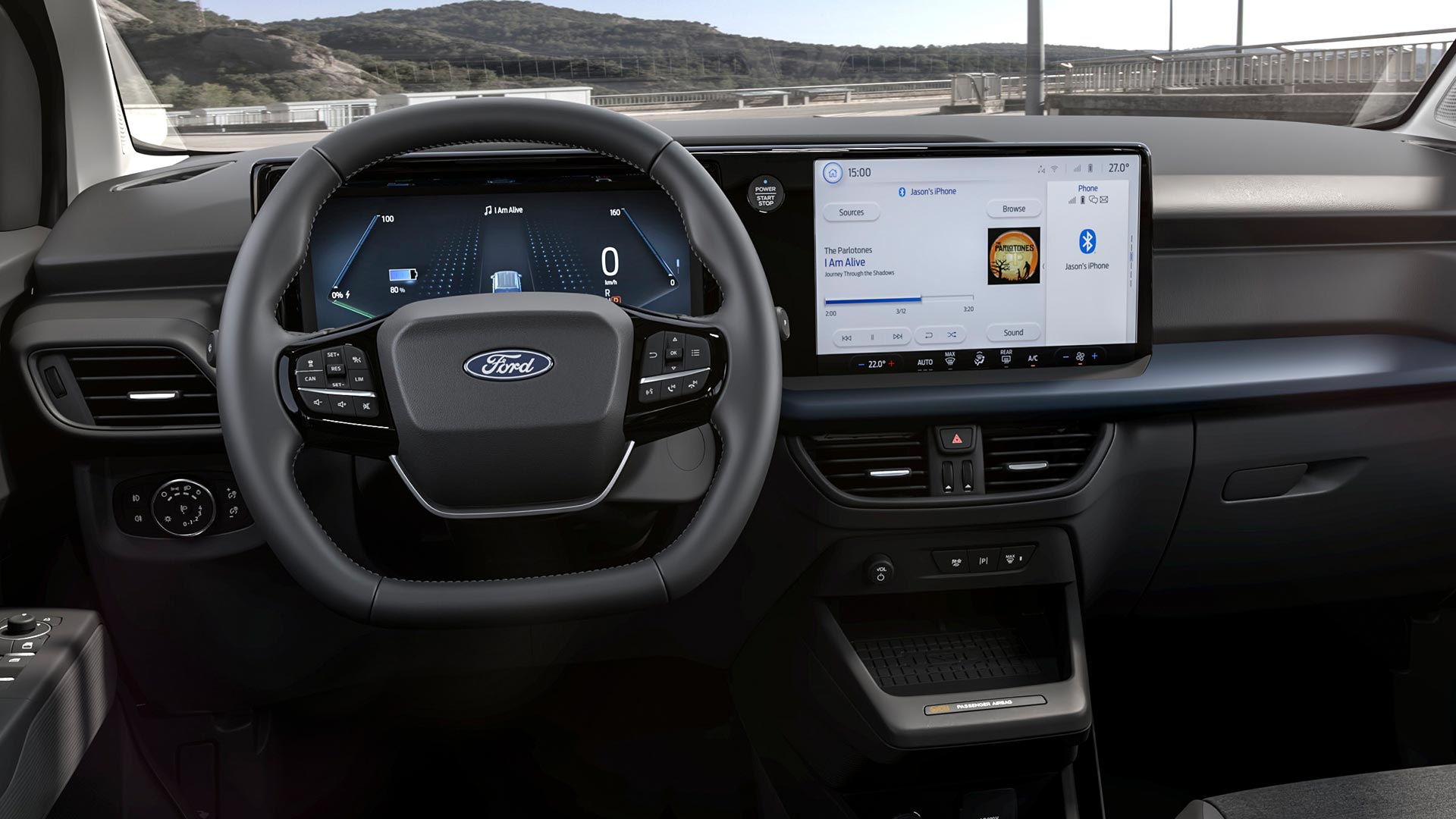 Ford E Tourneo Courier Active Interni e touchscreen