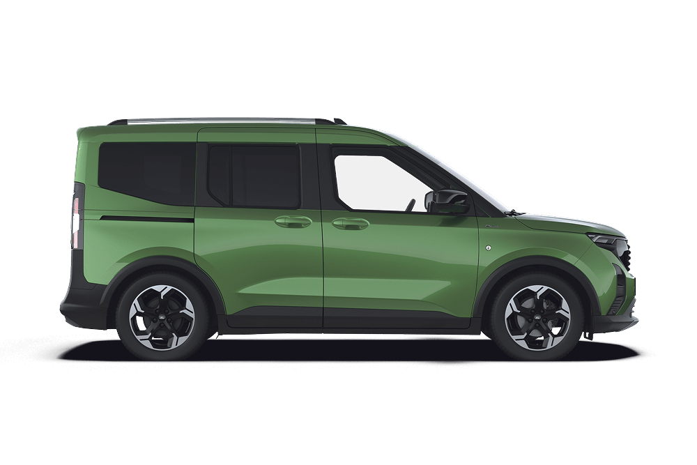 Profilo laterale di un Tourneo Courier