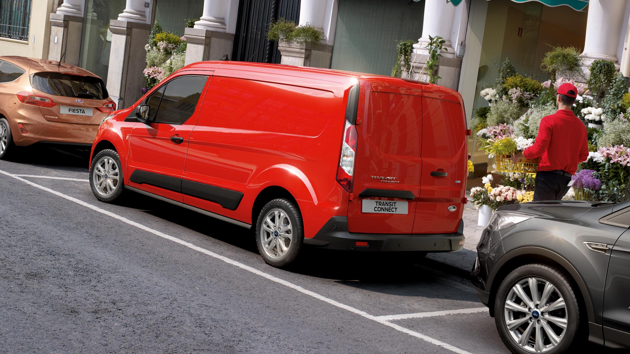 Ford Transit Connect con sistema di assistenza alla partenza in salita