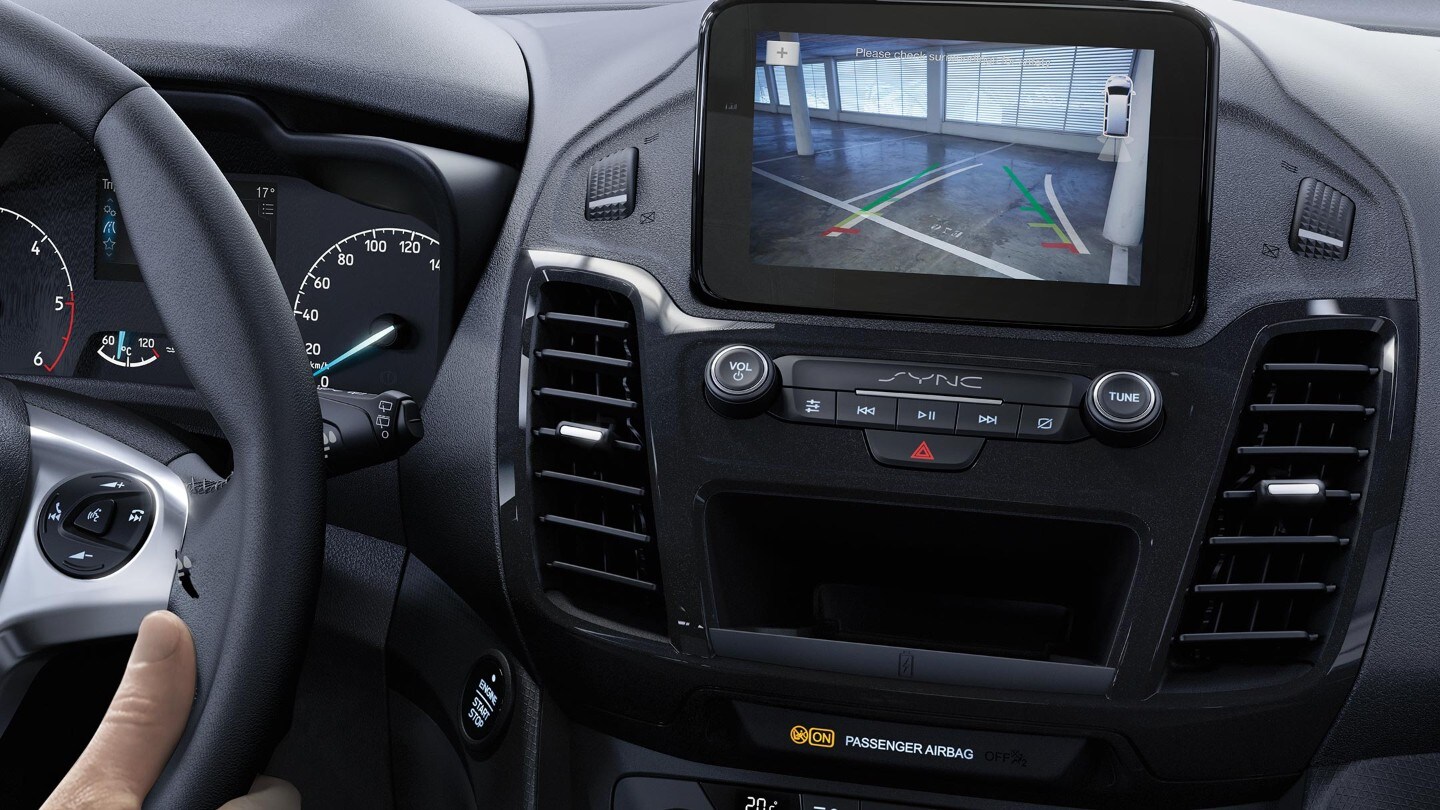 Ford Transit Connect con telecamera posteriore