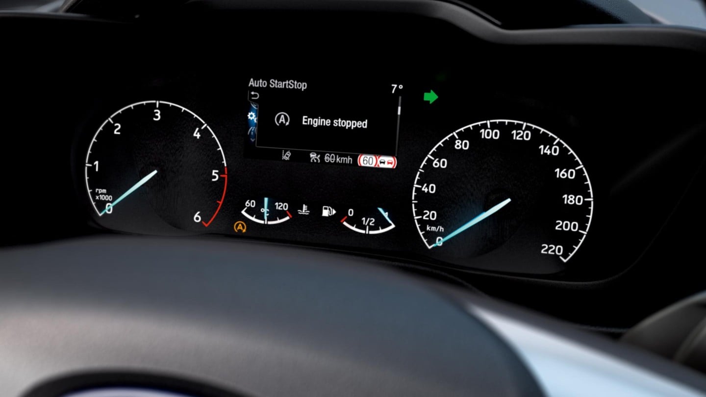 Dettaglio della dashboard con visuale Auto Start&Stop