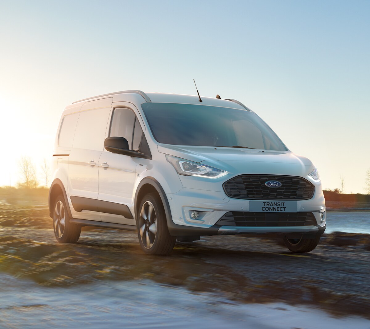 Ford Transit Connect vista anteriore di tre quarti