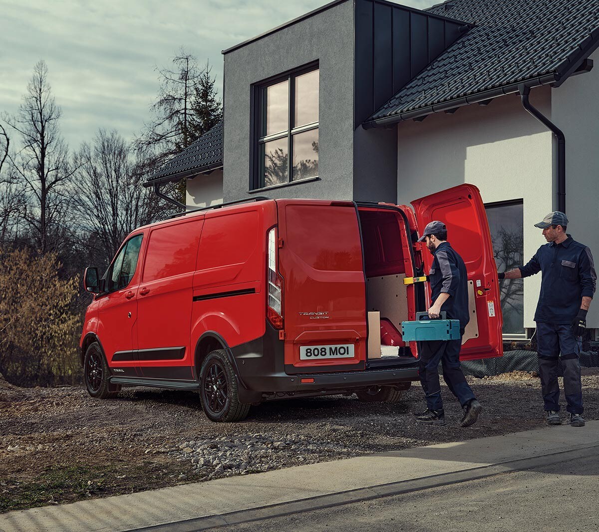 Vano di carico posteriore Ford Transit Custom Trail