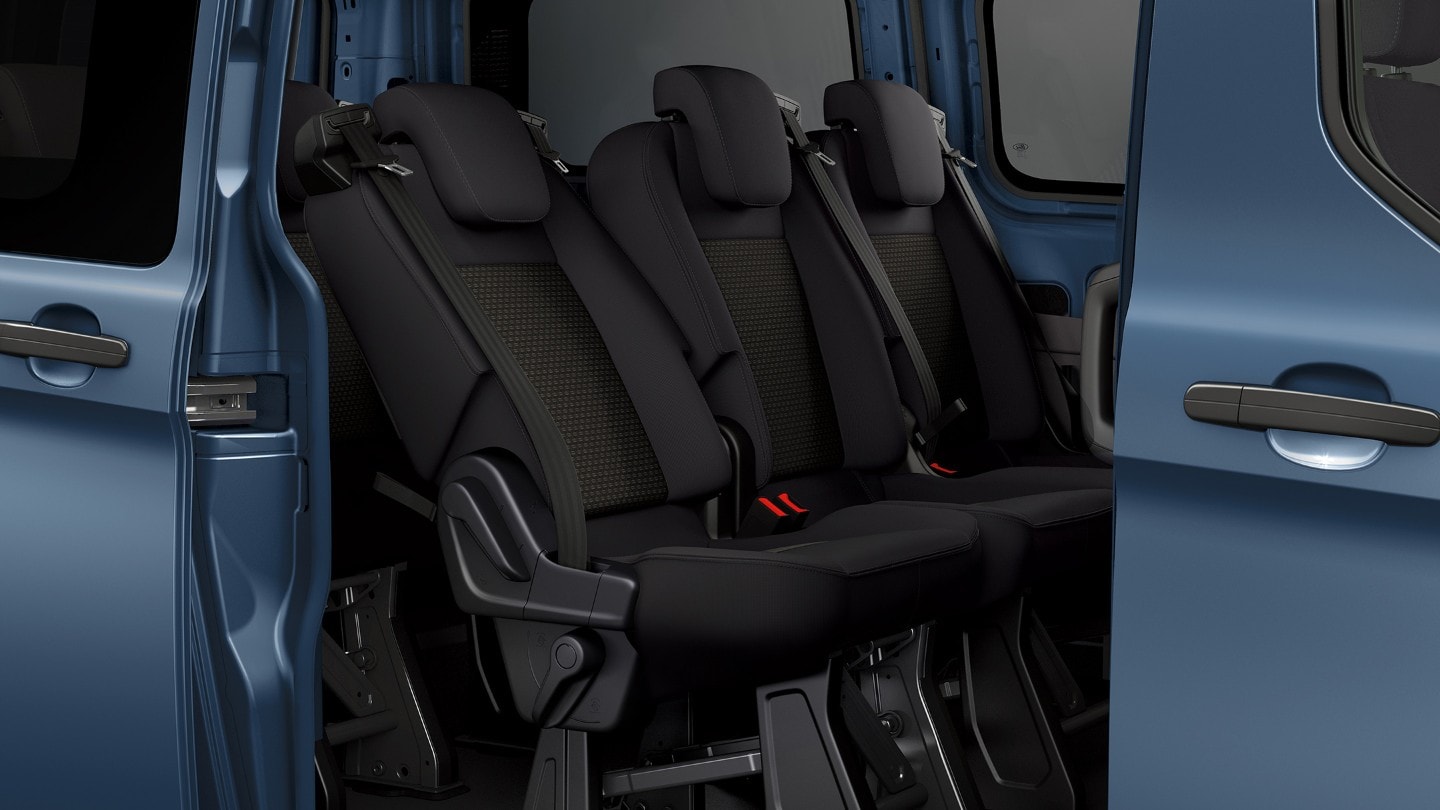 Sedili posteriori Transit Custom Combi Blu Sedili posteriori Transit Custom Combi Blu