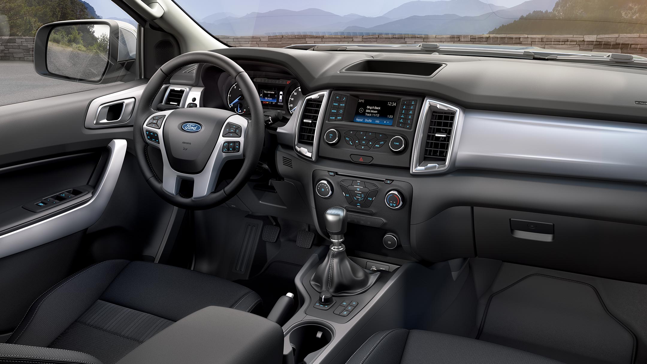 Ford Ranger XLT interior cabin