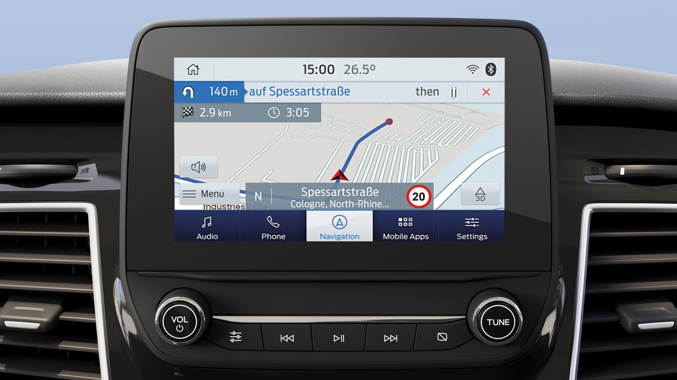 Sistema di navigazione intelligente SYNC 3