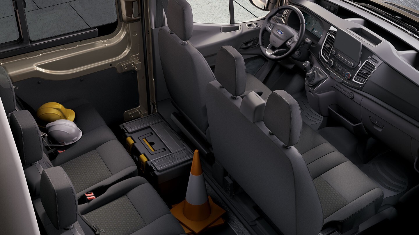 Ford Transit Van doppia cabina interni