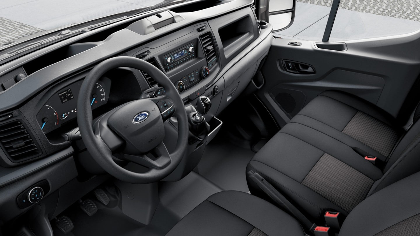 Ford Transit Combi interni con volante e sedili anteriori