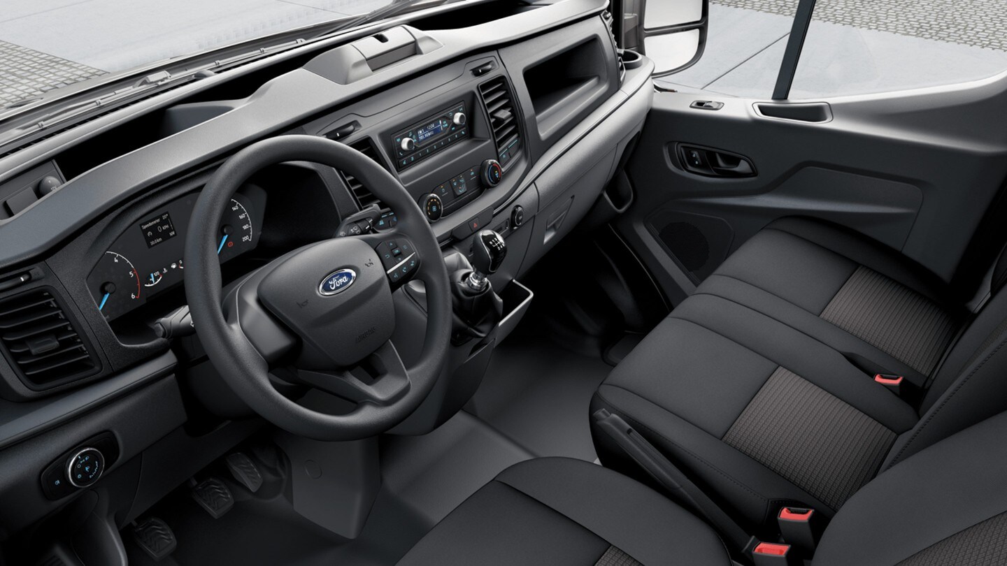 Ford Transit Combi interni con volante e sedili anteriori