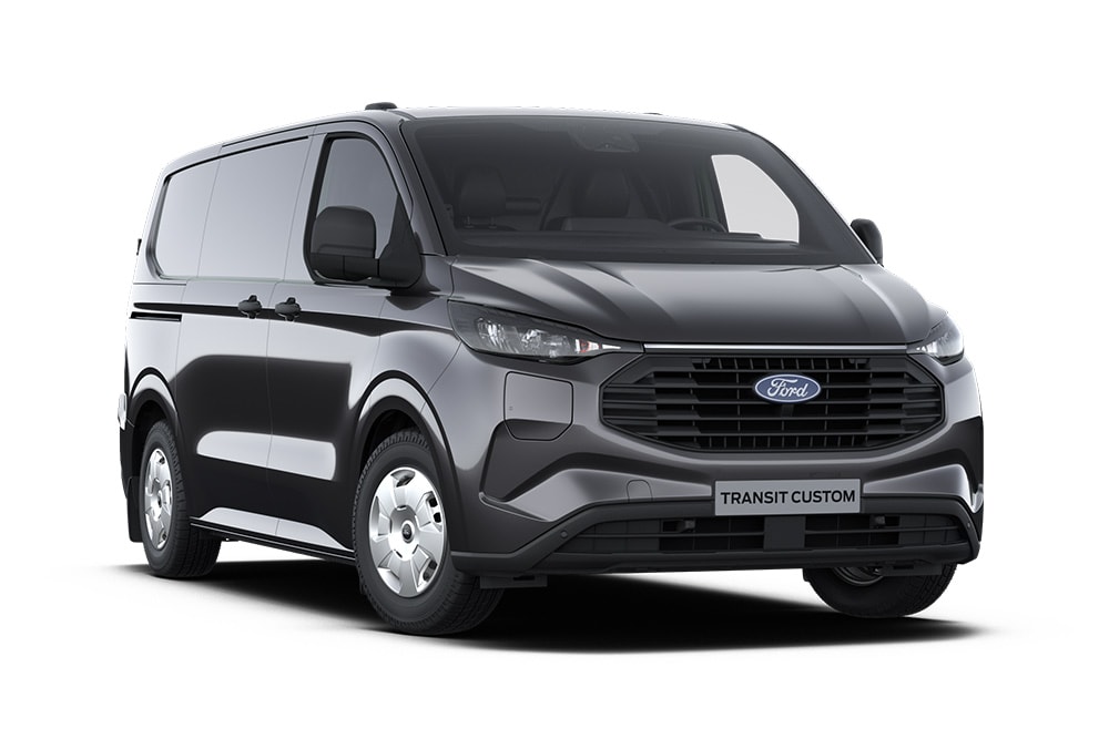 Ford Transit Custom PHEV Trend grigio scuro.