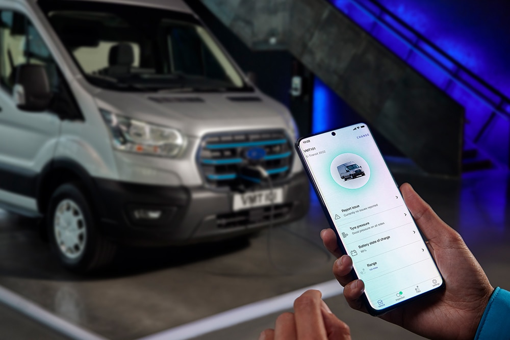 Ford app sul telefono