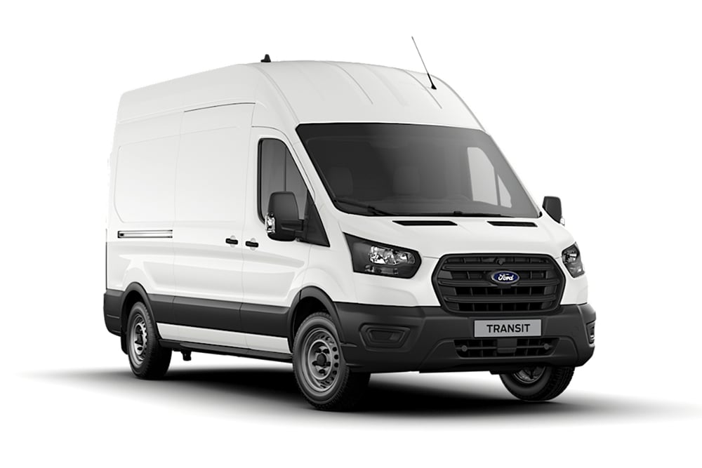 Furgone Ford Transit serie Trend versione bianca.