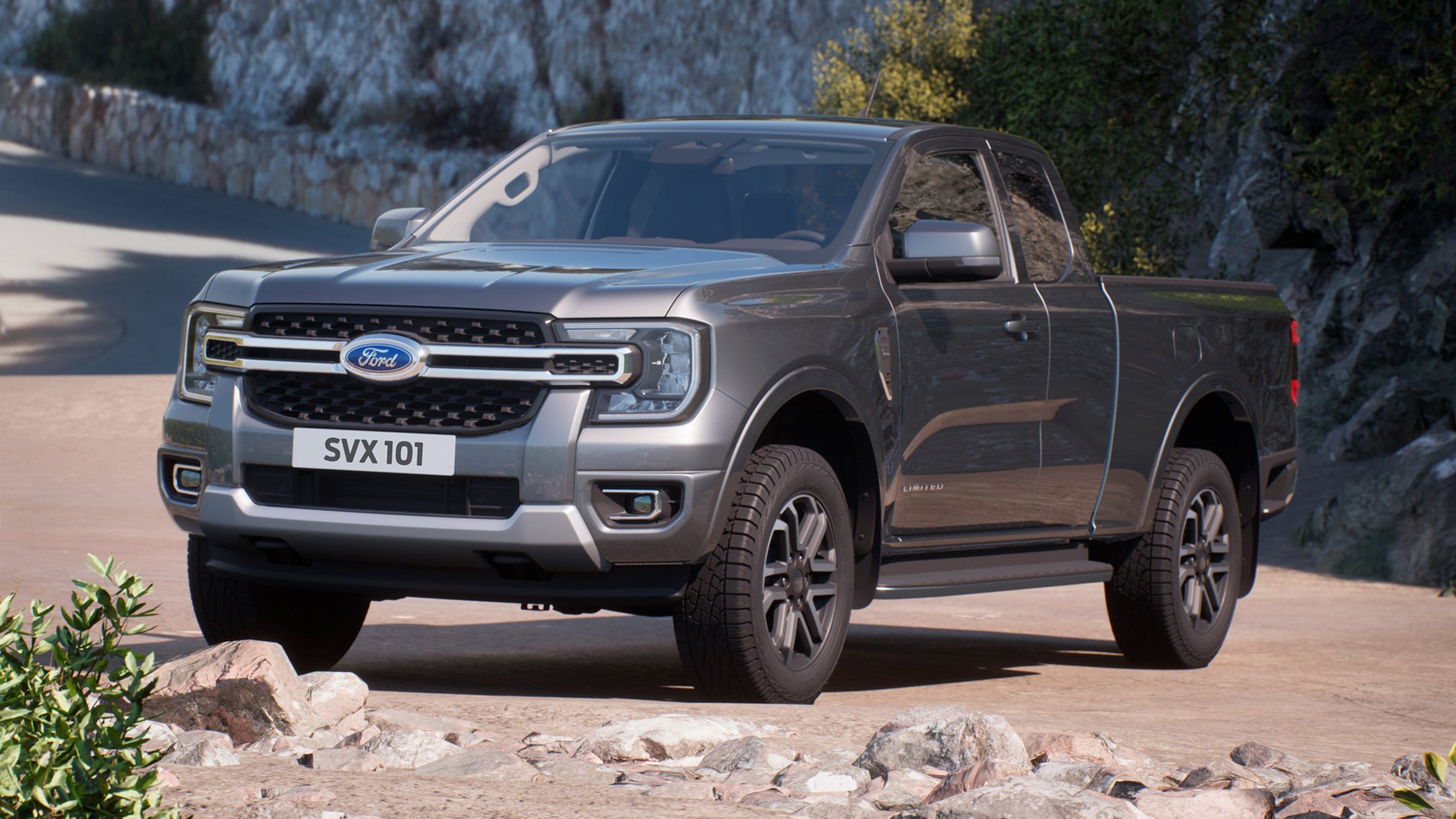 All-New Ranger in Carbonized Grey 3/4 front view