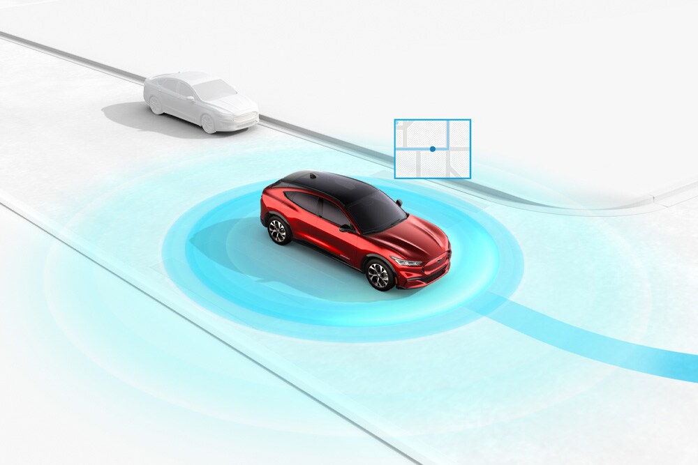 Spiegazione schematica del sistema di assistenza al parcheggio Ford