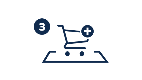 Aggiungi extra al tuo ordine come accessori, valutazione e ritiro del tuo veicolo usato, estensioni di garanzia e altro